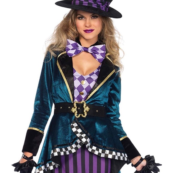 ✨Woman’s 5piece Large mad hatter costume set *NWT* - Picture 2 of 7